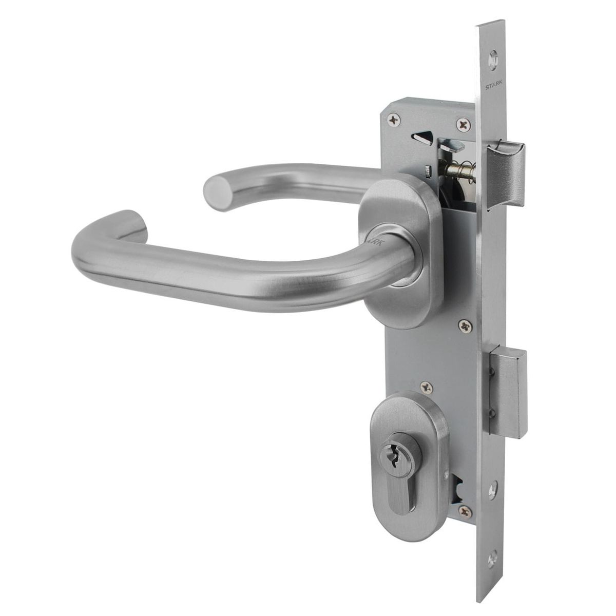 GENERICO - KIT Cerradura de embutir puerta de alum acc prin Llave amb lado Stärk