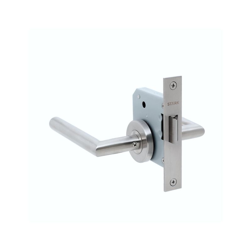 GENERICO - KIT Cerradura de embutir función simpl paso Modelo TUTU A inox Stärk D