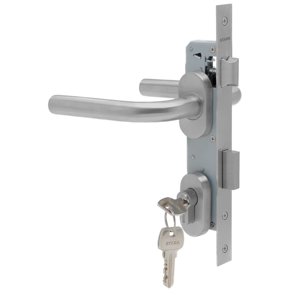 GENERICO - Kit Cerradura de embutir puerta de alum acc prin Llave amb lado Stärk