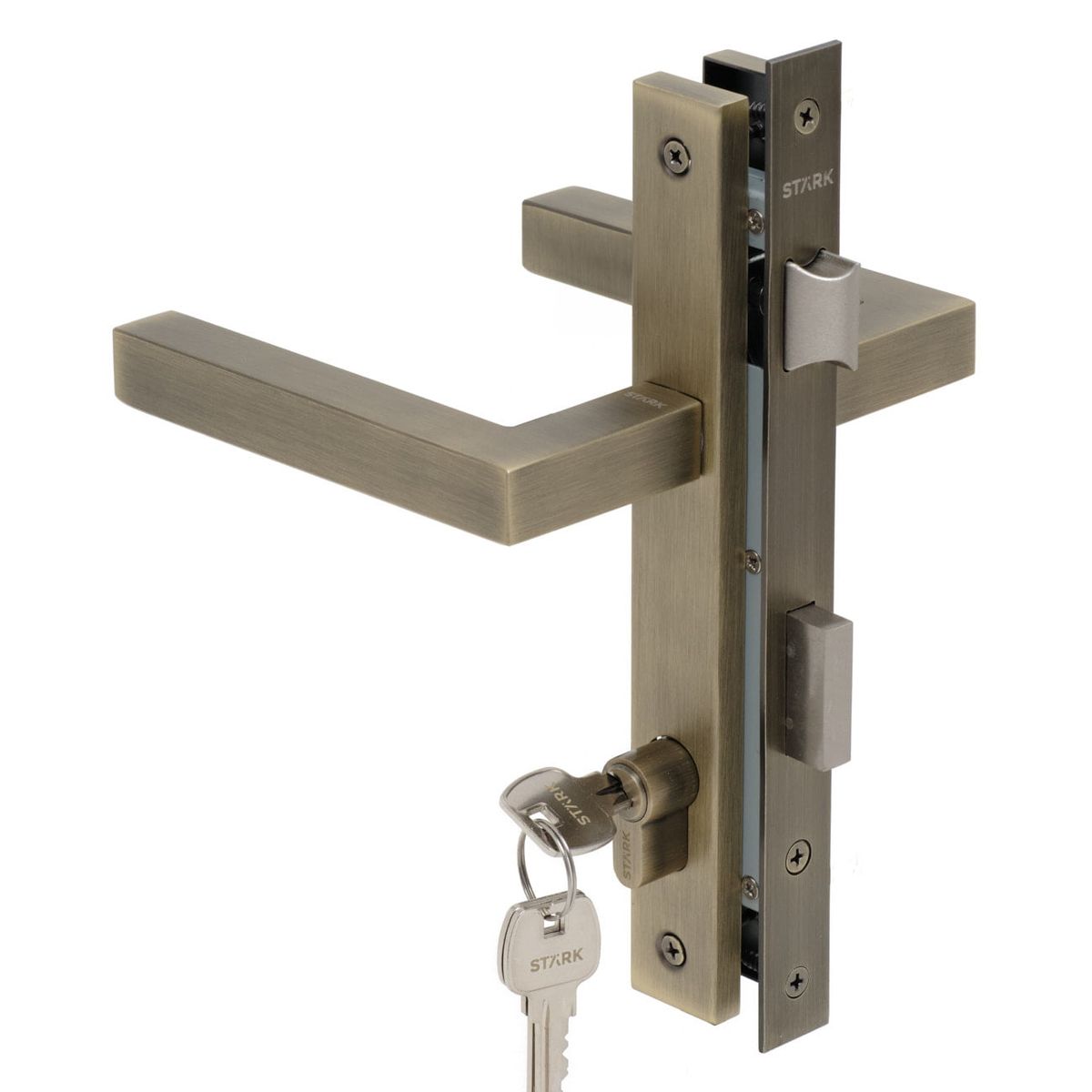 GENERICO - KIT Cerradura de embutir puerta de alum acc prin Llave amb lado Stärk