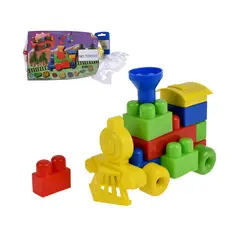 ANSALDO - Tren didáctico ROROPLAST 31 piezas motricidad fina