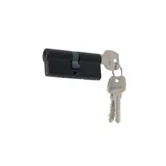 GENERICO - Cilindro 70 mm llavellave centrado Negro mate Stärk Design