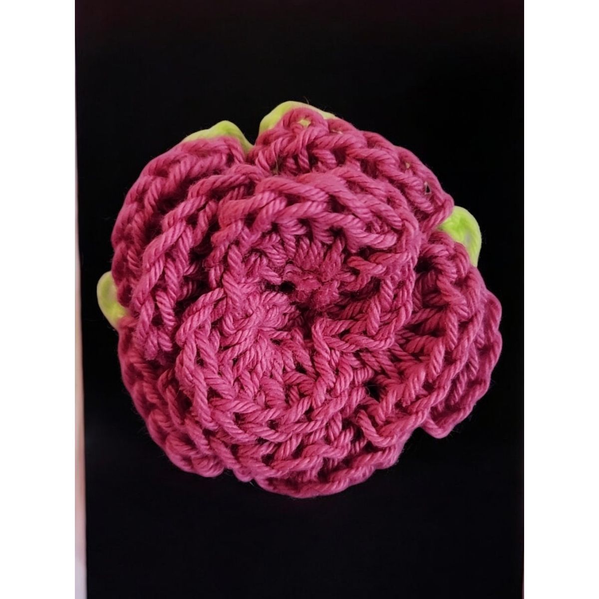GENERICO - moño  flor a crochet