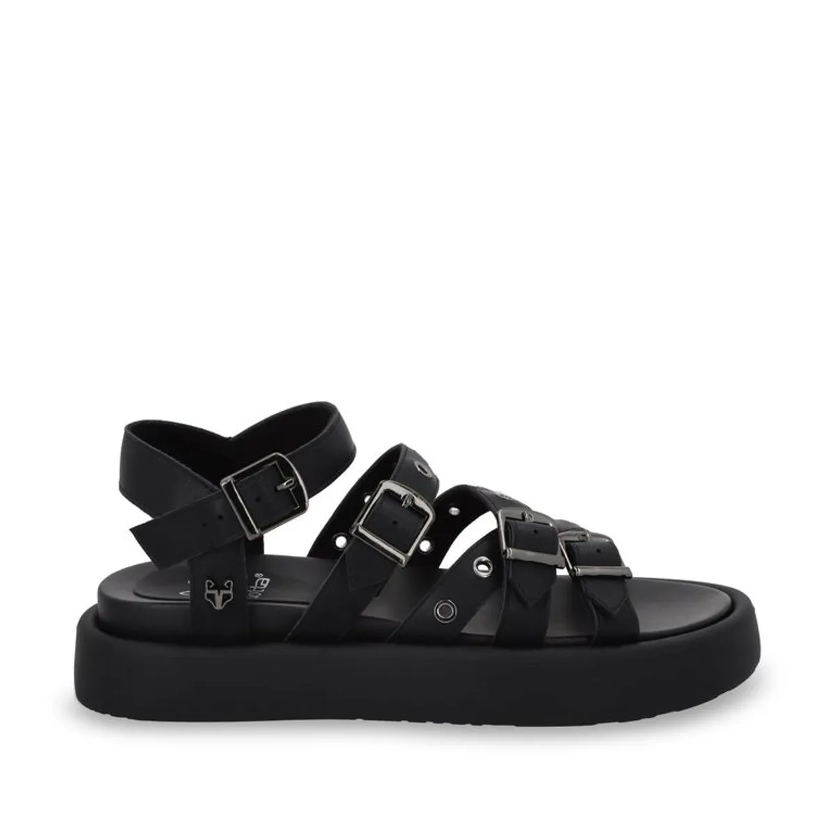 GOTTA - Sandalia Plataforma Negra Mujer 55950