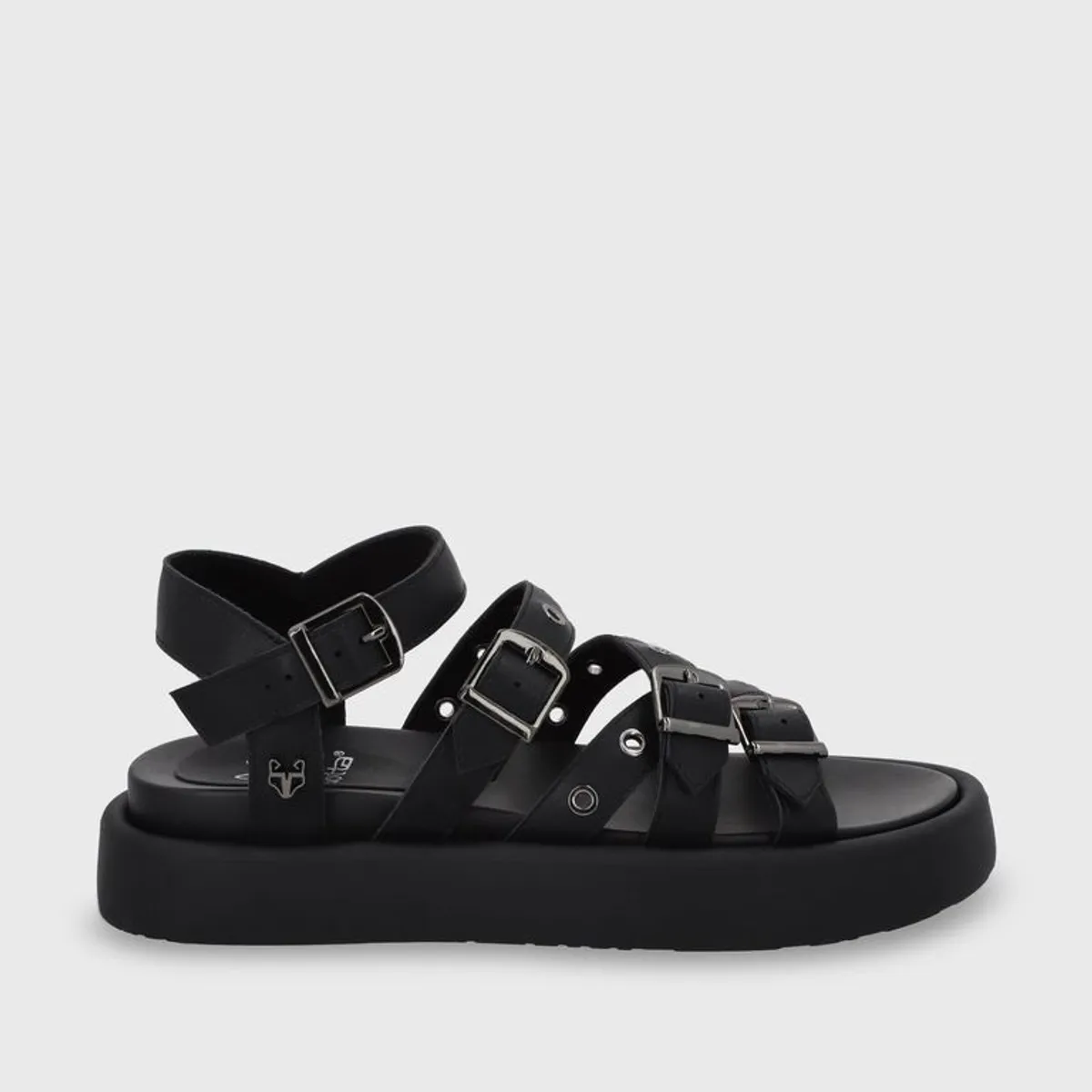 GOTTA - Sandalia Plataforma Negra Mujer 55950
