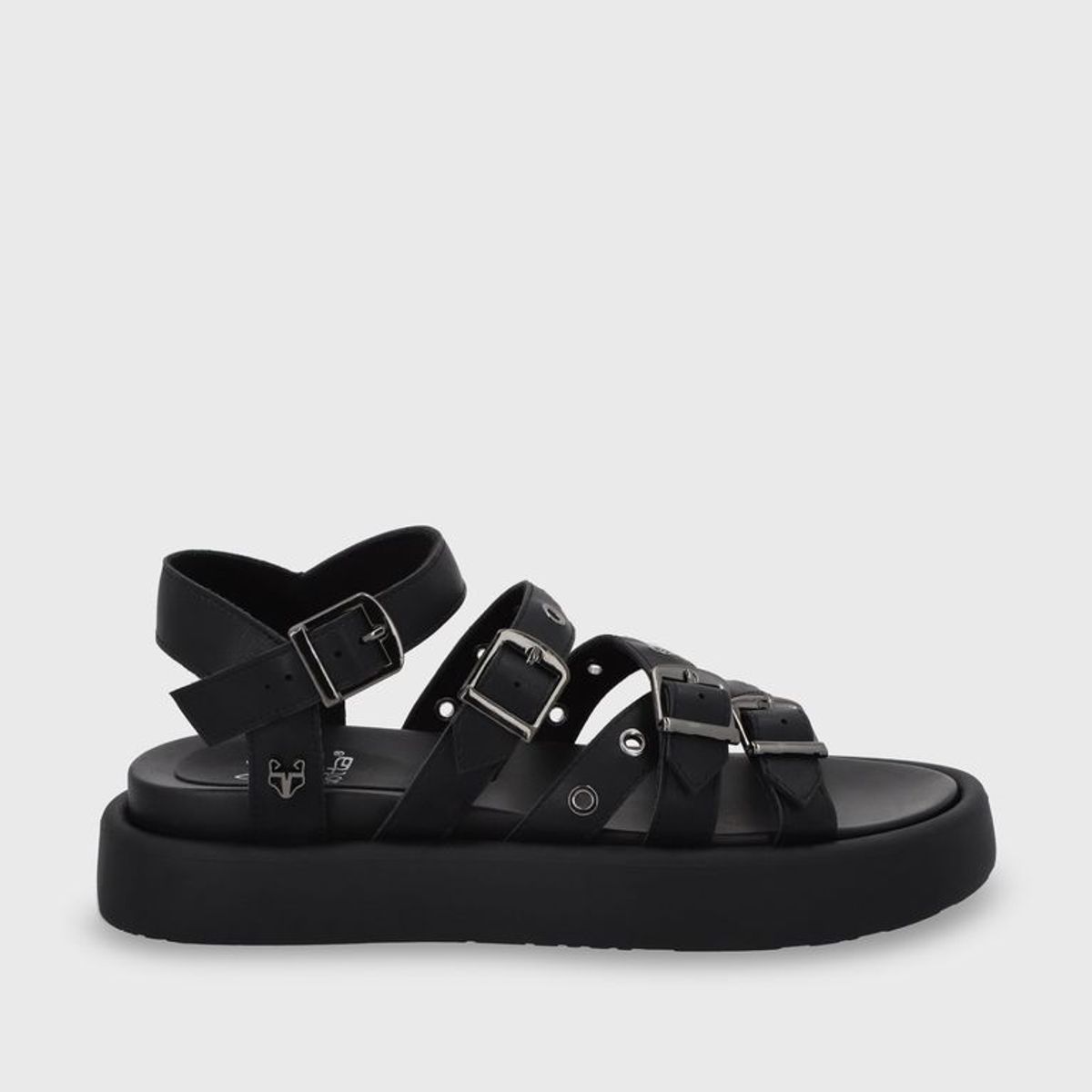 GOTTA - Sandalia Plataforma Negra Mujer 55950