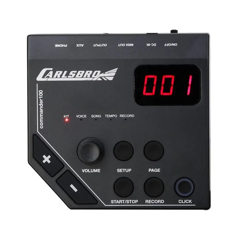 CARLSBRO - Batería Electrónica CSD-100, 7 piezas CARLSBRO