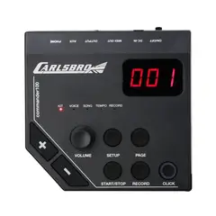 CARLSBRO - Batería Electrónica CSD-100, 7 piezas