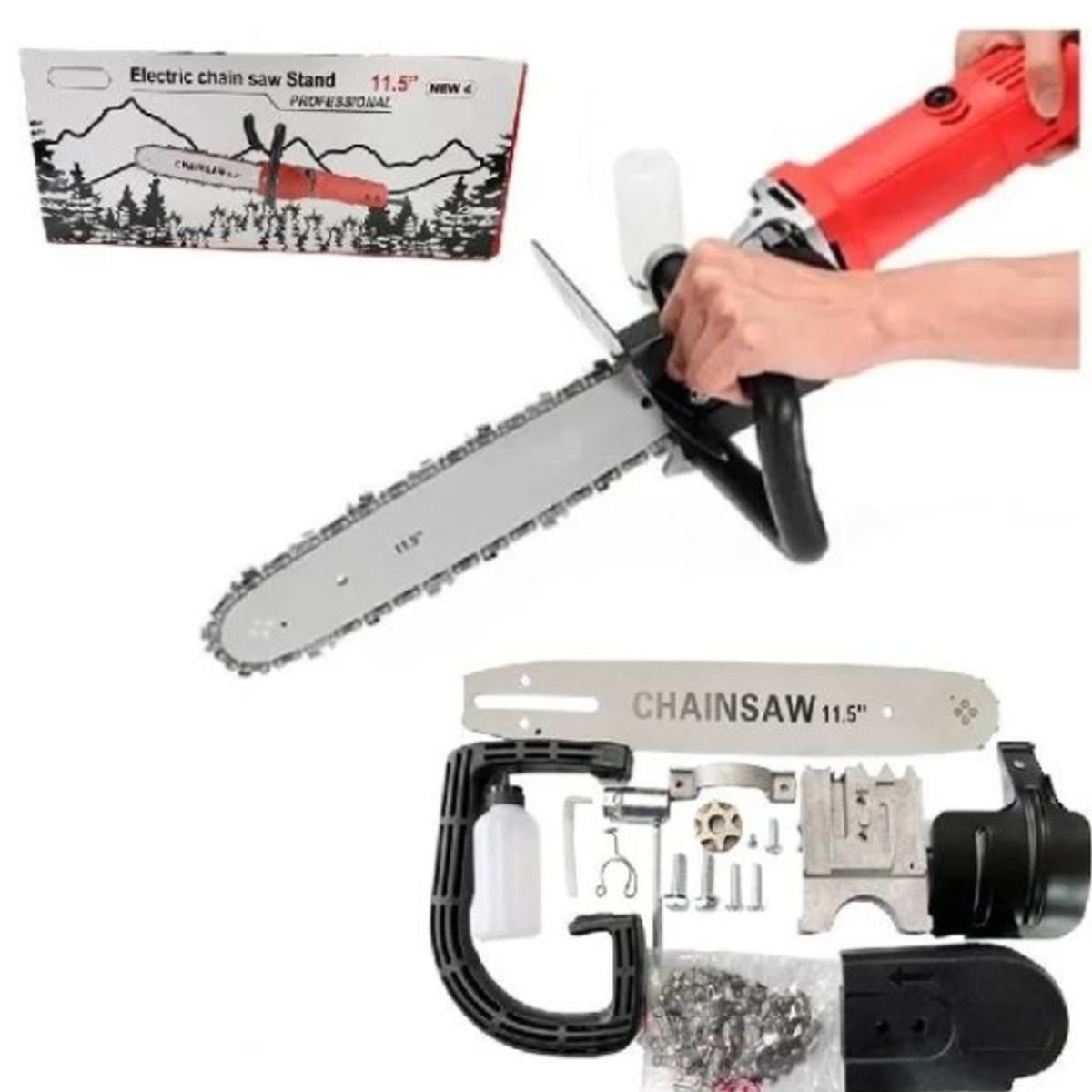 GENERICO - Kit Convertidor Adaptador Motosierra Para Esmeril 11.5 PuL