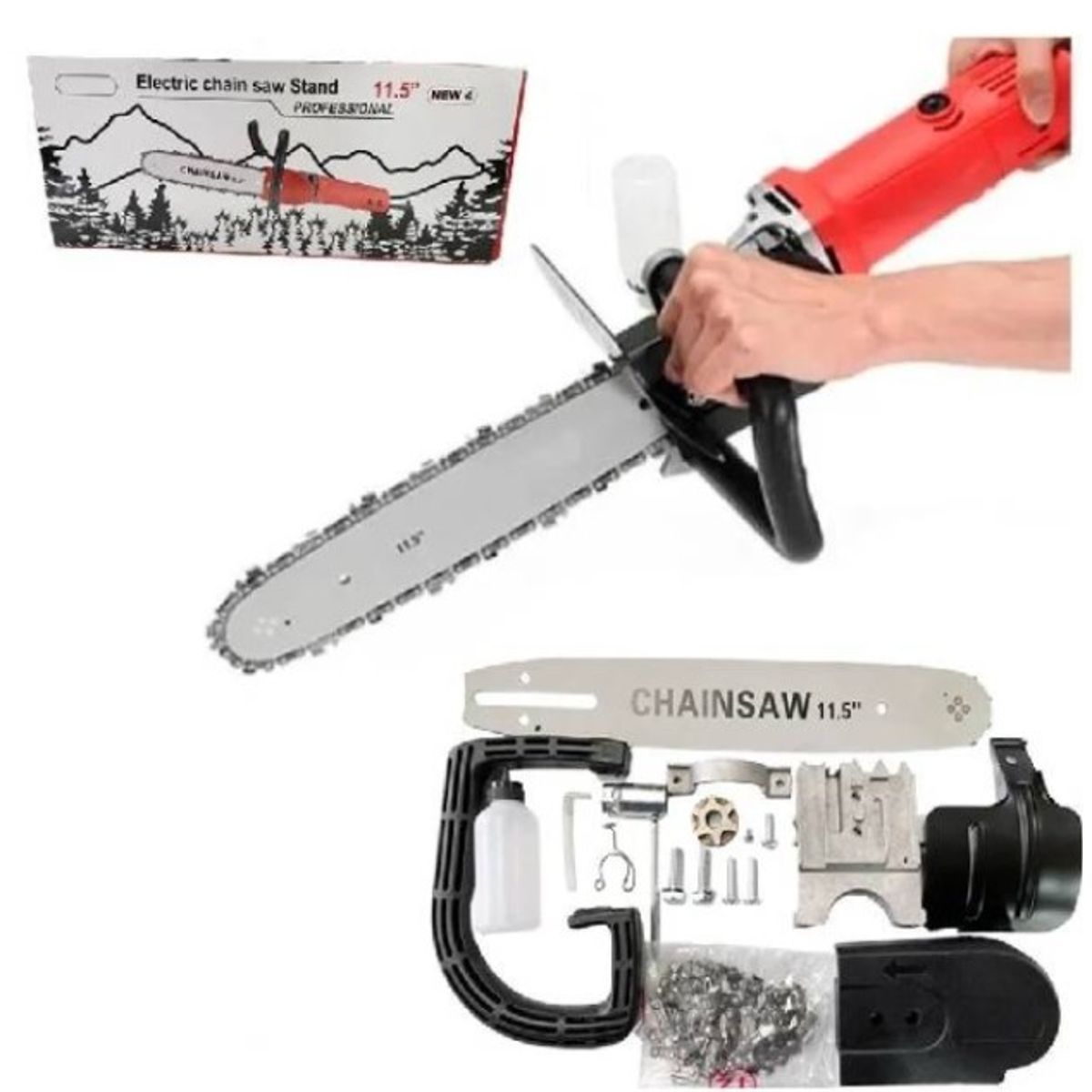 GENERICO - Kit Convertidor Adaptador Motosierra Para Esmeril 11.5 PuL