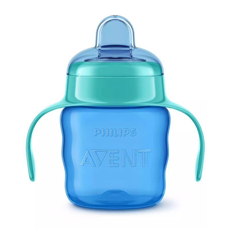 AVENT - Vaso Antiderrame Avent Classic 200 Ml Azul Con Boquilla