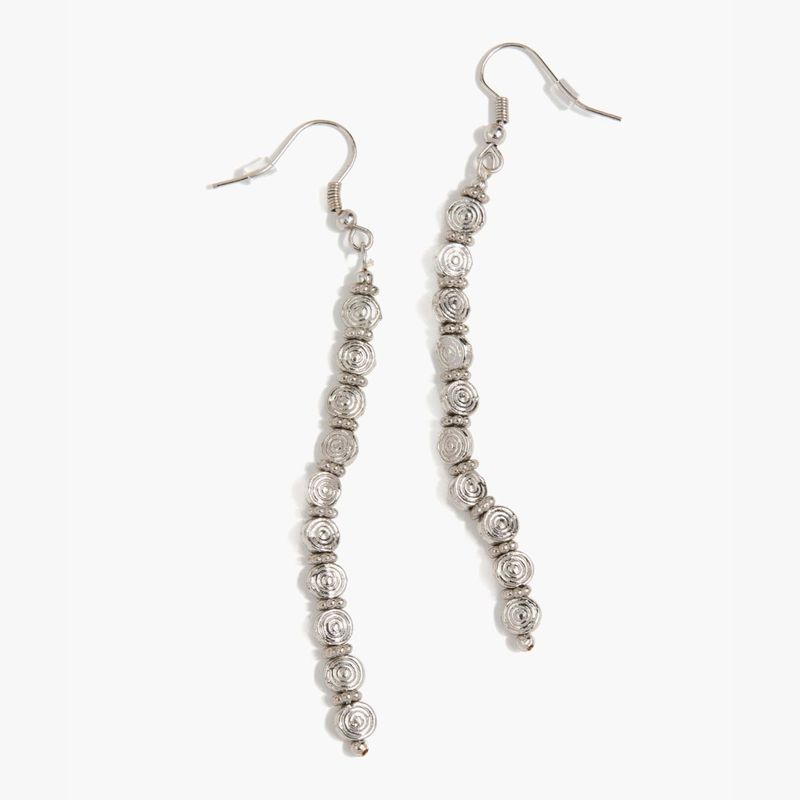 LOUNGE - Aros Mujer Mini Caracoles Plateado