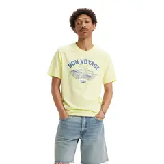 LEVIS - Polera Hombre Retro Standard Tee Amarillo