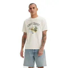 LEVIS - Polera Hombre Retro Gr Standard Tee Blanco