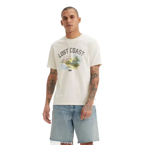 LEVIS - Polera Hombre Retro Gr Standard Tee Blanco