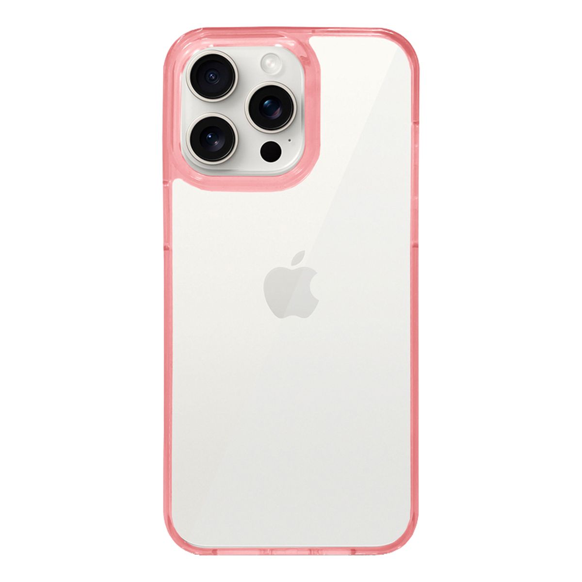 GENERICO - Carcasa Funda Silicona Clear Para iPhone 16 Rosa