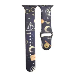 GENERICO - Correa de silicona para Apple Watch Harry Potter 42-44-45-49 mm