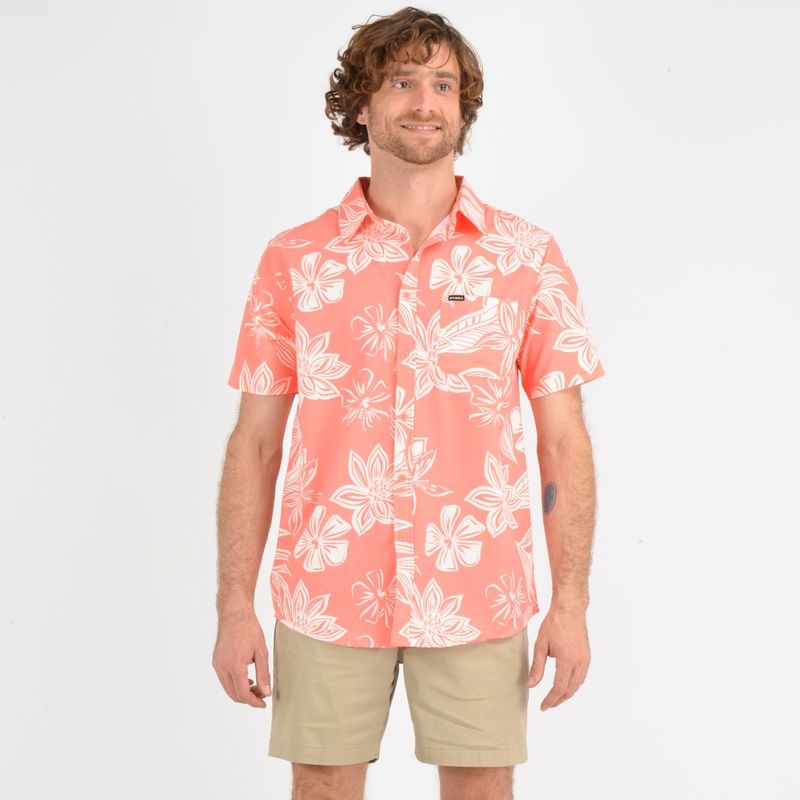 O'NEILL - CAMISA MANGA CORTA TVLR UPF TRAVERSE  NARANJO