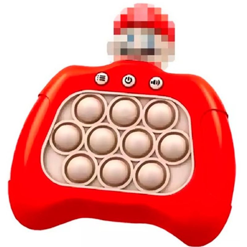 GENERICO - Juego Pop It Entretenidos Para Niños Antiestres Mario Rojo