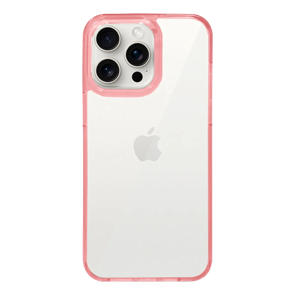 GENERICO - Carcasa Funda Silicona Clear Para iPhone 16 Pro Max Rosa