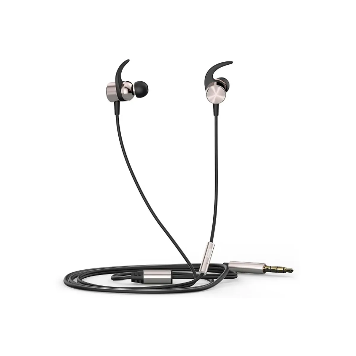 OEM - AUDIFONO DHH-3114 IN EAR METALICO DORADO_