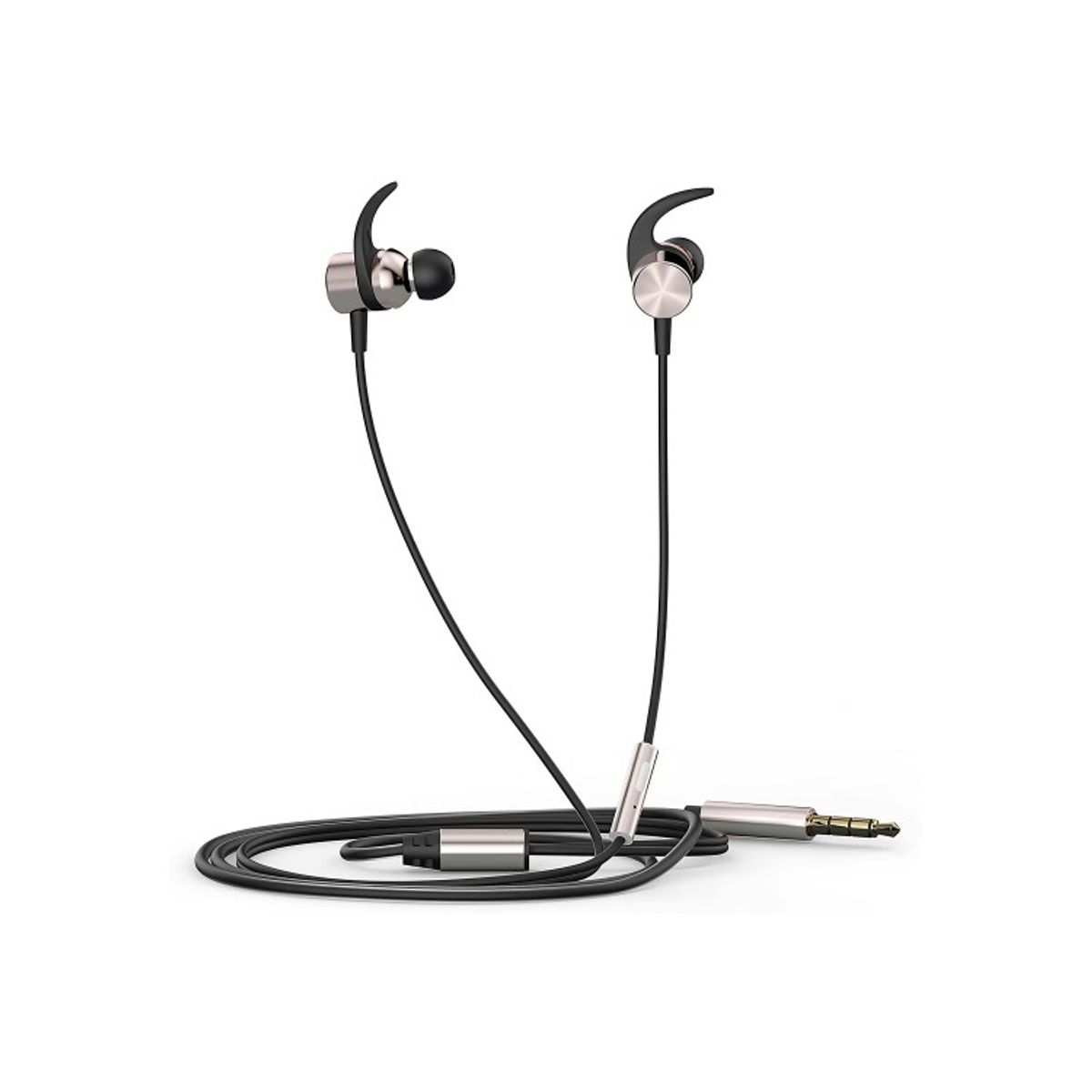 OEM - AUDIFONO DHH-3114 IN EAR METALICO DORADO_