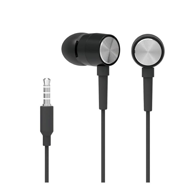 OEM - AUDIFONO METAL IN EAR NEGRO DHH-1111