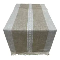 GENERICO - Mantel Camino De Mesa Rectangular Yute Linea 180x35cm A4
