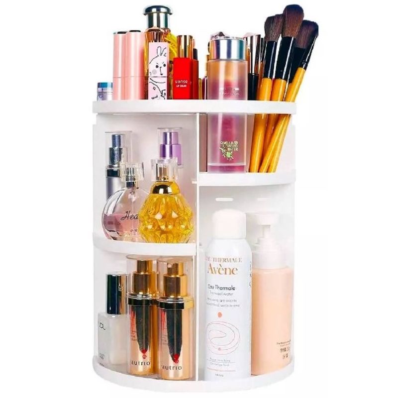 GENERICO - Organizador De Maquillaje Cosmetiquero Giratorio 360 Grados.