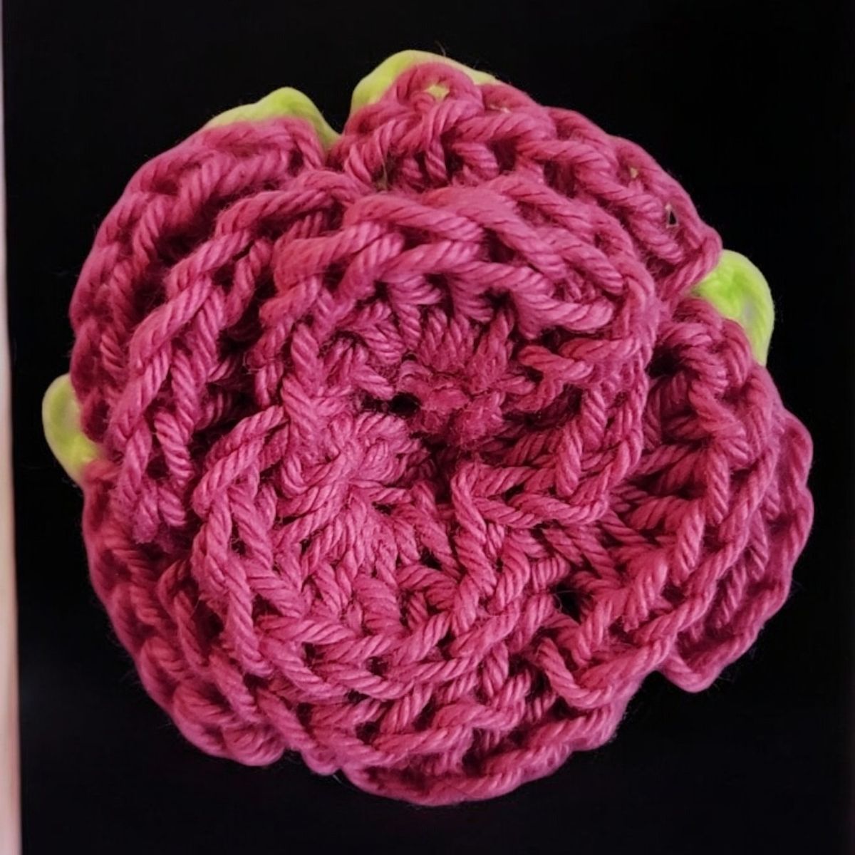 GENERICO - moño  flor a crochet