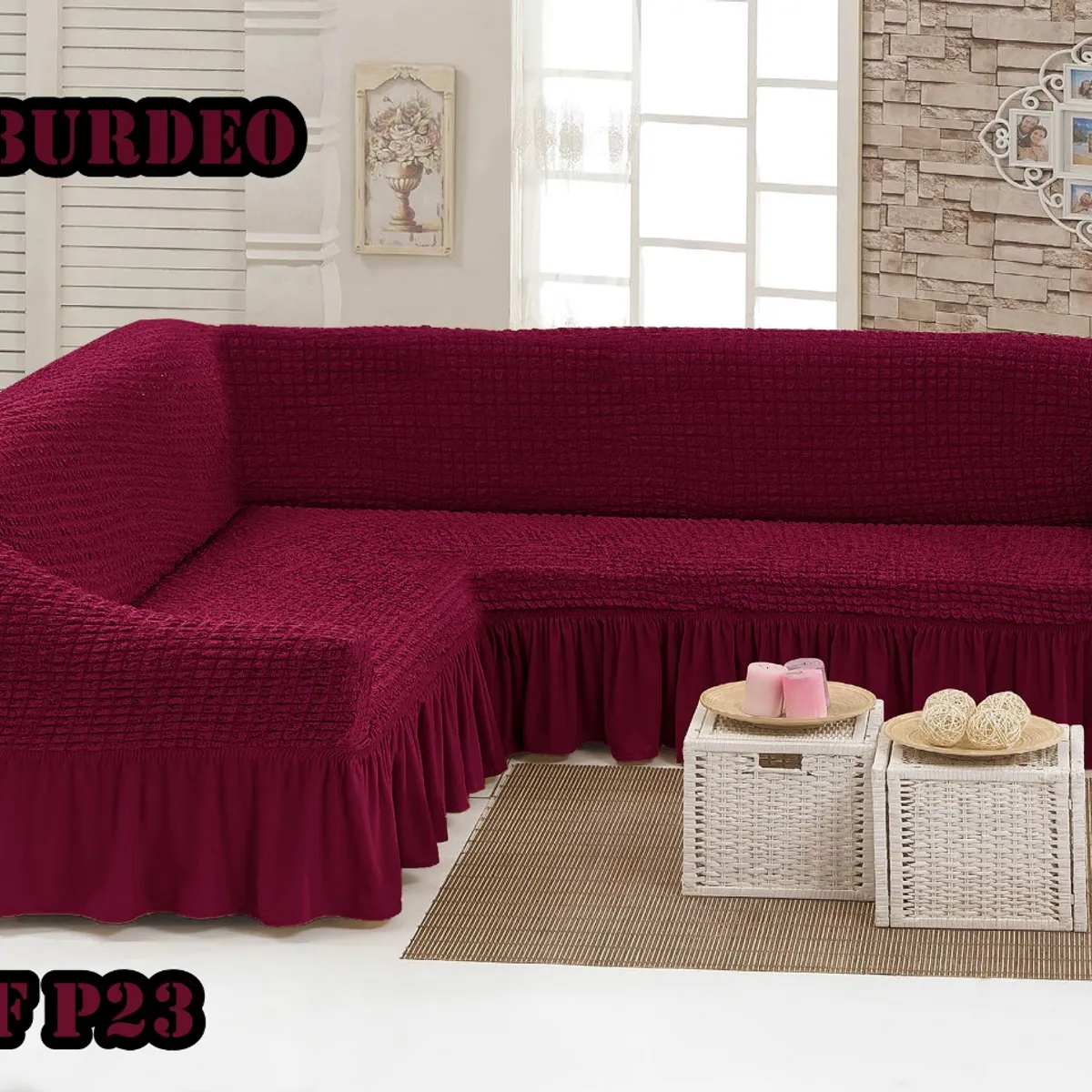 GENERICO - Funda de sillon tipo L TURCO