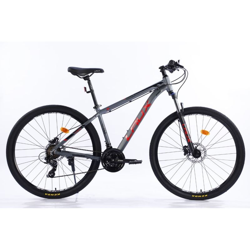 LAUX - BICICLETA MTB  29" LAUX  HURRICANE 24 VELOCIDADES   MATTE GRAY/RED