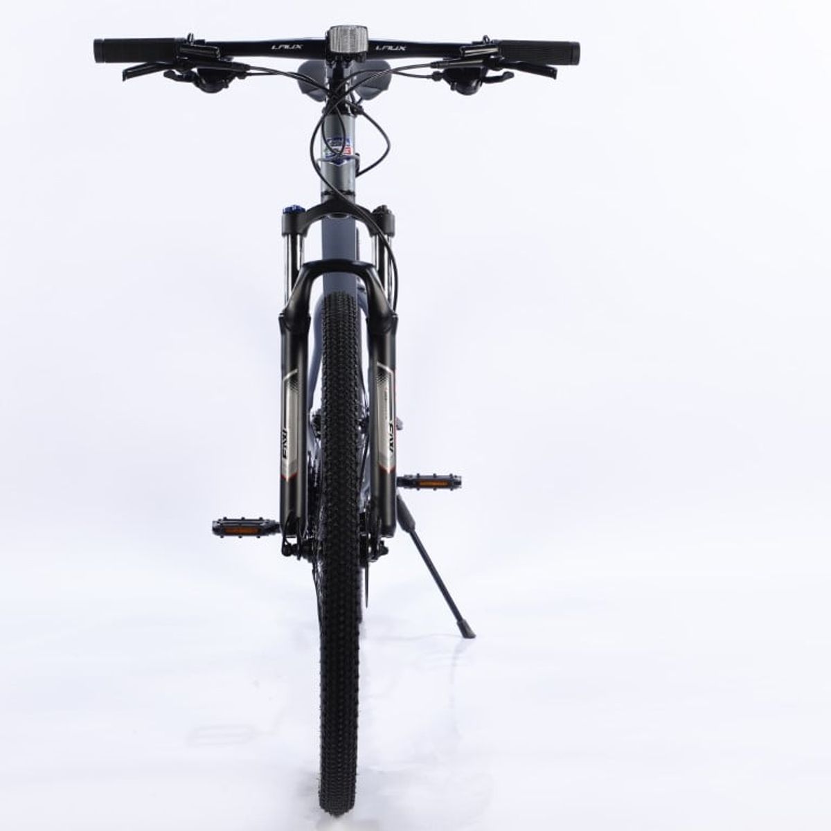 LAUX - BICICLETA MTB  29" LAUX  HURRICANE 24 VELOCIDADES   MATTE GRAY/RED