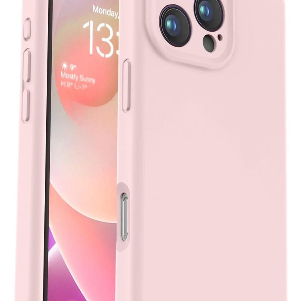 GENERICO - Carcasa Funda Silicona Aterciopelada Para iPhone 16 Pro Rosa