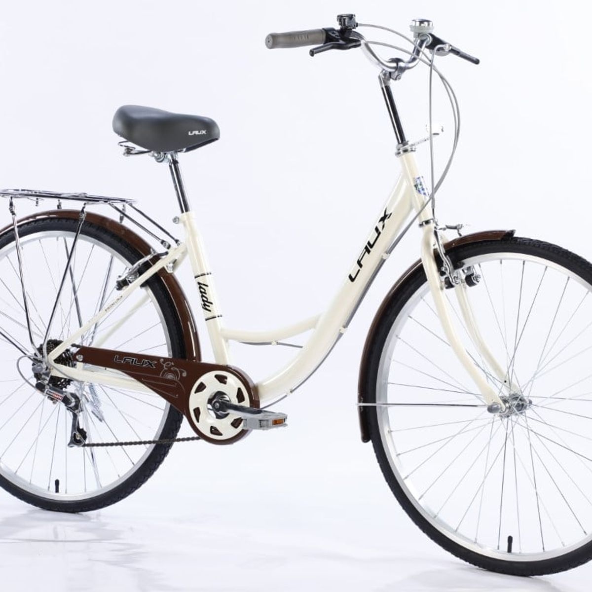 LAUX - BICICLETA  ARO 26 LAUX LADY COLOR WHITEBROWN