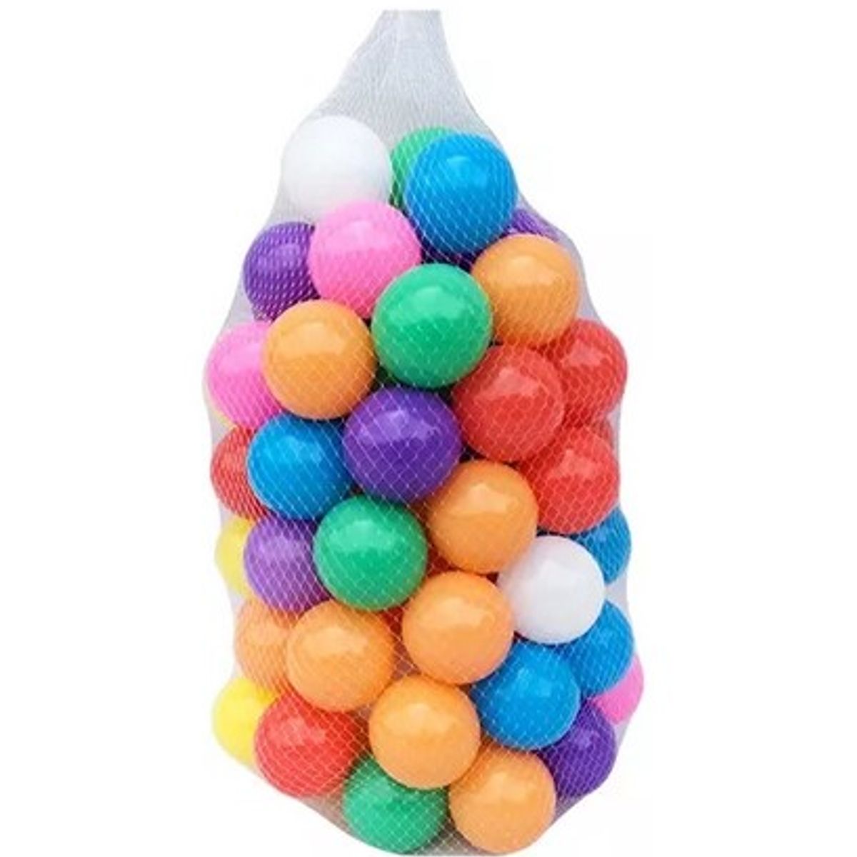 JUGUETON - Pelotas Plásticas Colores para Piscina 100 Unidades 7 cm