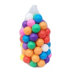 JUGUETON - Pelotas Plásticas Colores para Piscina 100 Unidades 7 cm