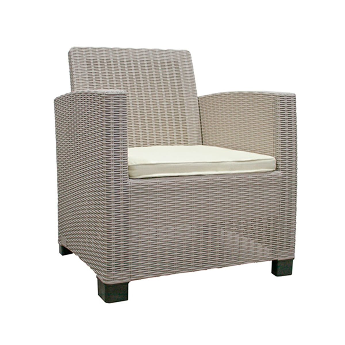 SANCHIA - Terraza Álamo Triple Beige 5 Pers