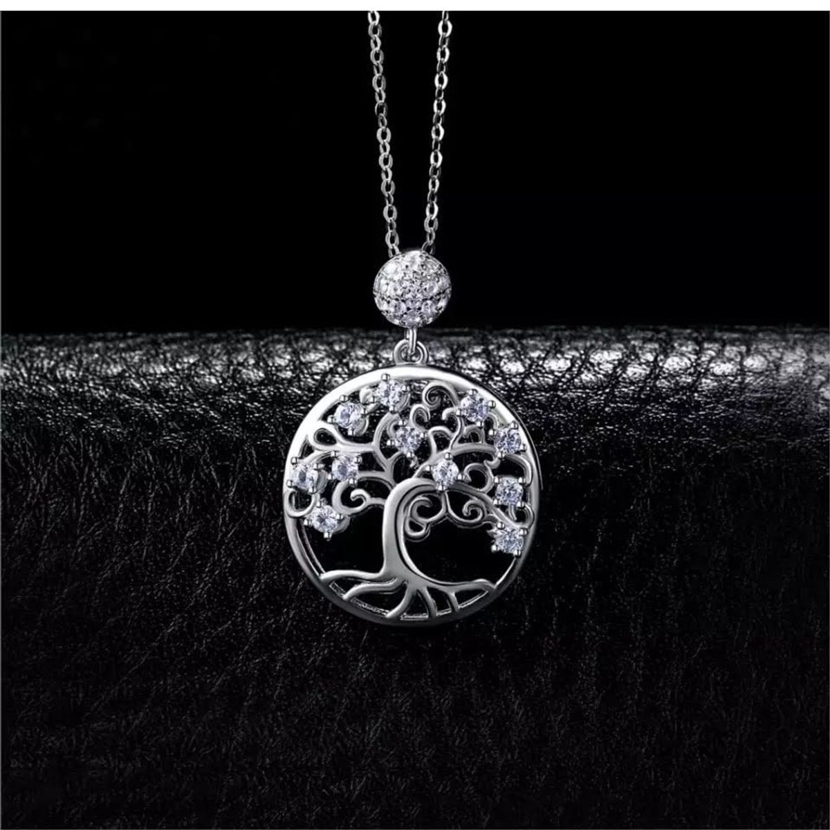 GENERICO - Collar plata 925 arbol de la vida joya mujer