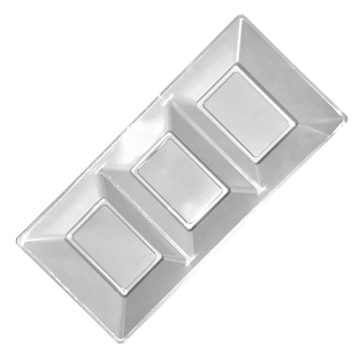 GENERICO - BANDEJA 3 ESPACIOS BLANCO   X3 UNI