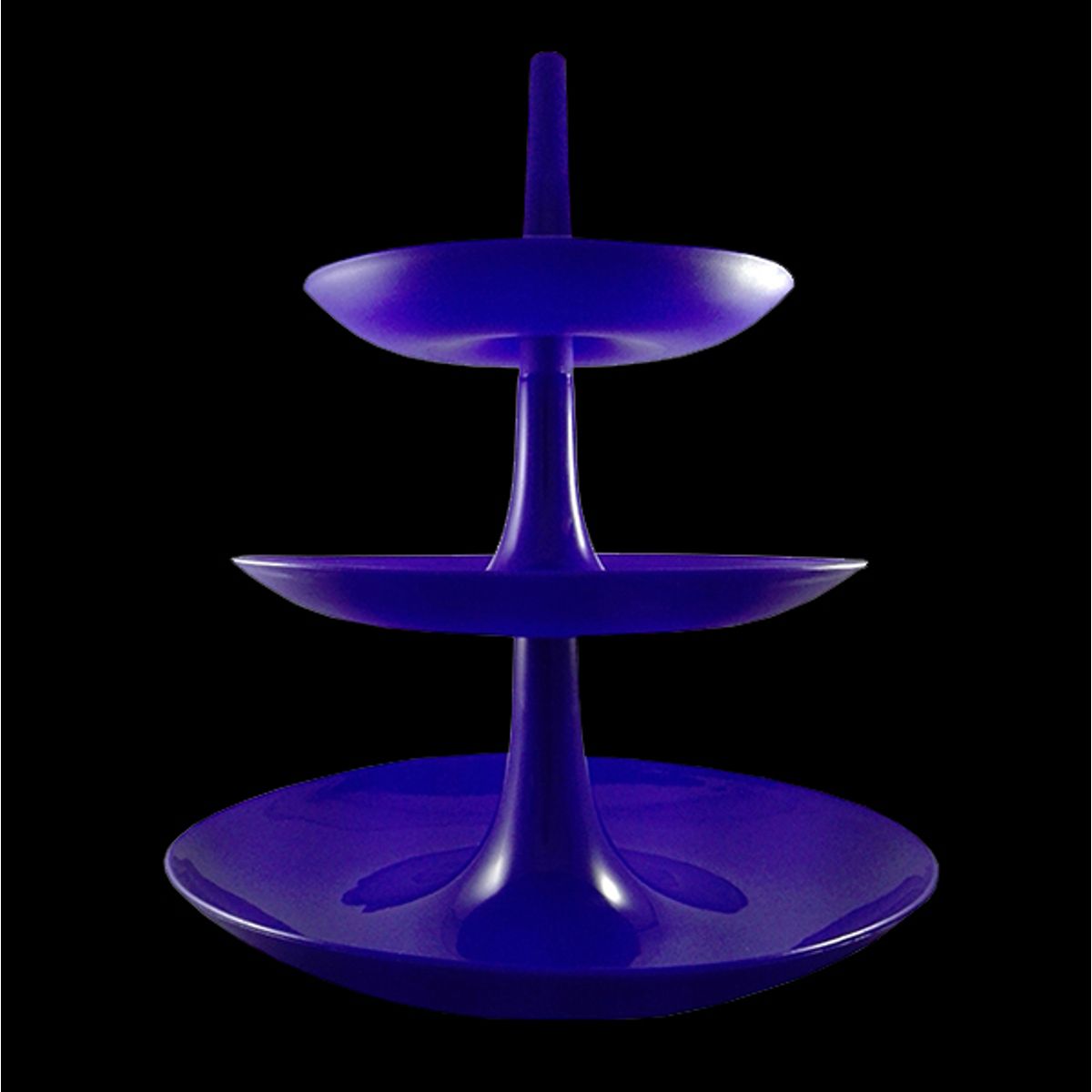 GENERICO - BANDEJA 3 PISO PLASTICO AZUL X1 UNI