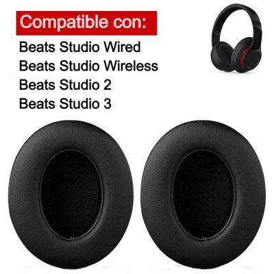 Imagen 2 del producto Almohadillas Para Audífonos Beats Studio 2 & 3 Wireless - Negro