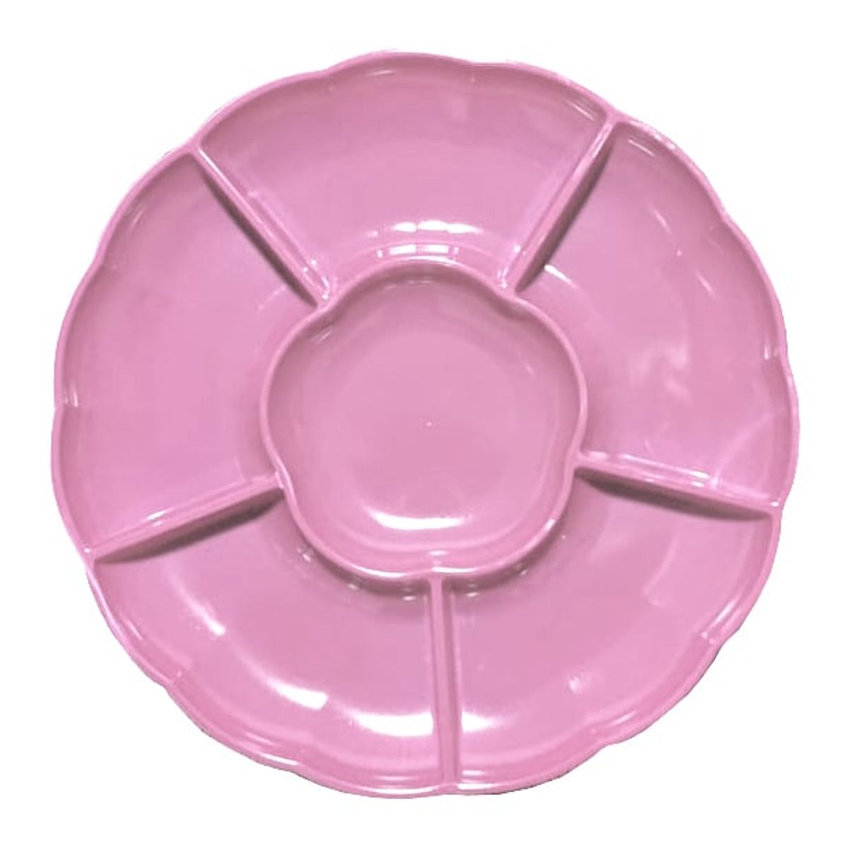 GENERICO - BANDEJA 6 ESPACIOS ROSADA X3 UNI