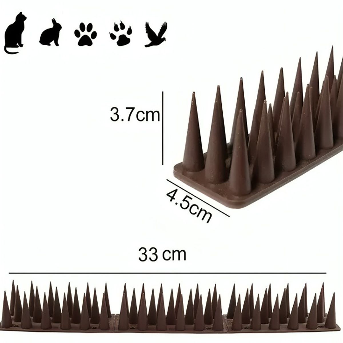OEM - Pack 14 Púas Repelentes Palomas Anti Aves Ahuyentador