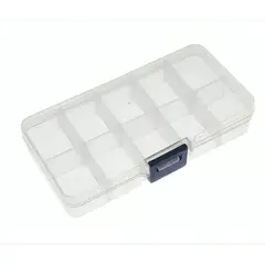 OEM - Caja Organizadora De Plástica Con 10 Compartimentos