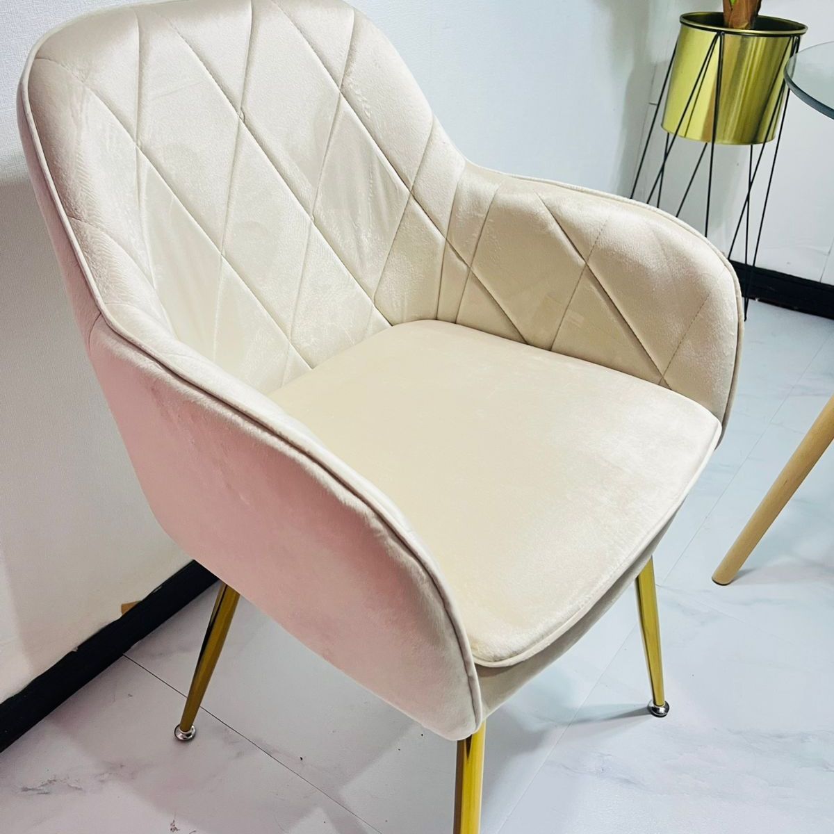 GENERICO - PACK 2 Sitial DIAMANTE COLOR BEIGE.