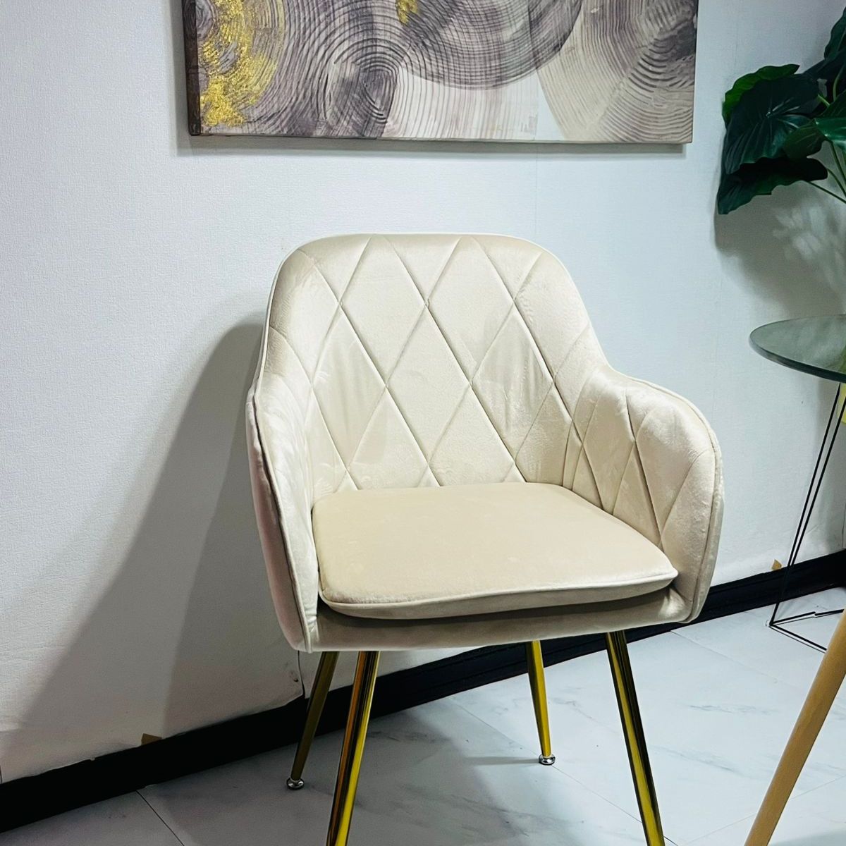 GENERICO - PACK 2 Sitial DIAMANTE COLOR BEIGE.