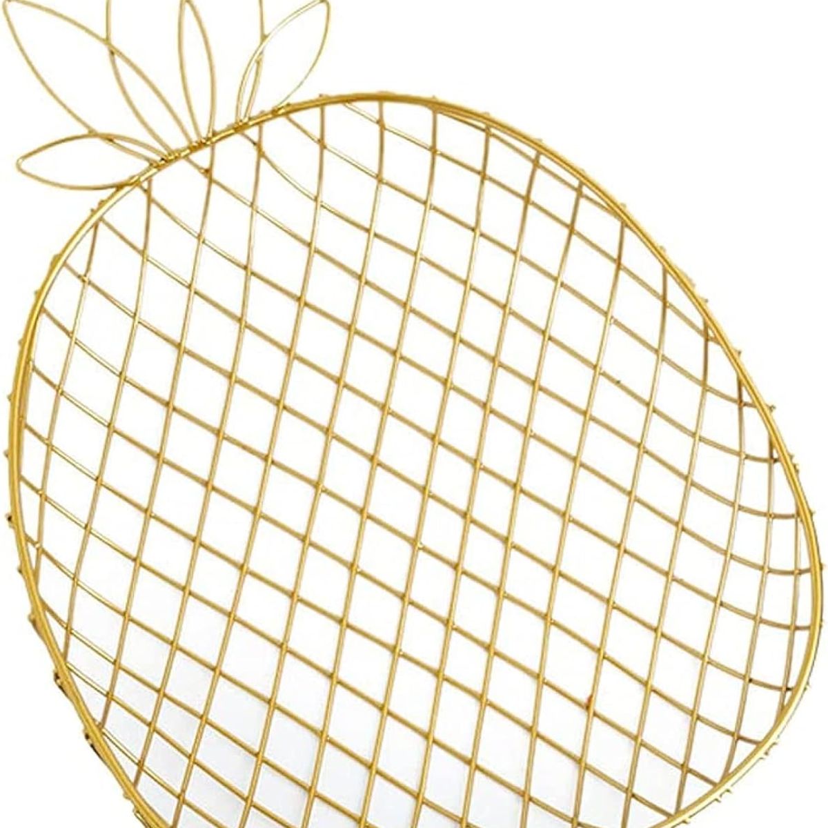 REGALITOLINDO CL - Frutero Metal Piña Dorado