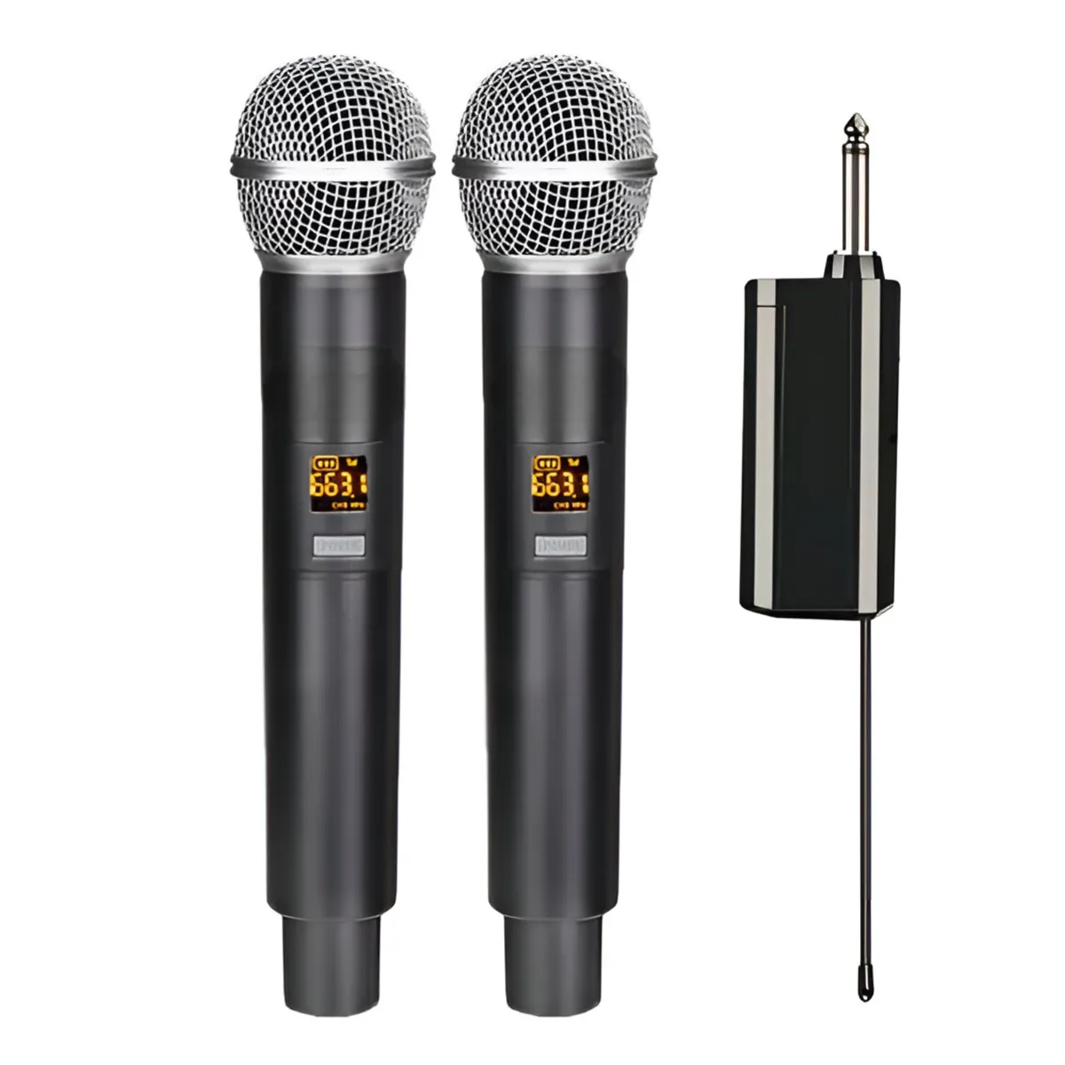 PHILCO - Pack de Micrófonos Inalámbricos UHF WM-314 HIFI Edition