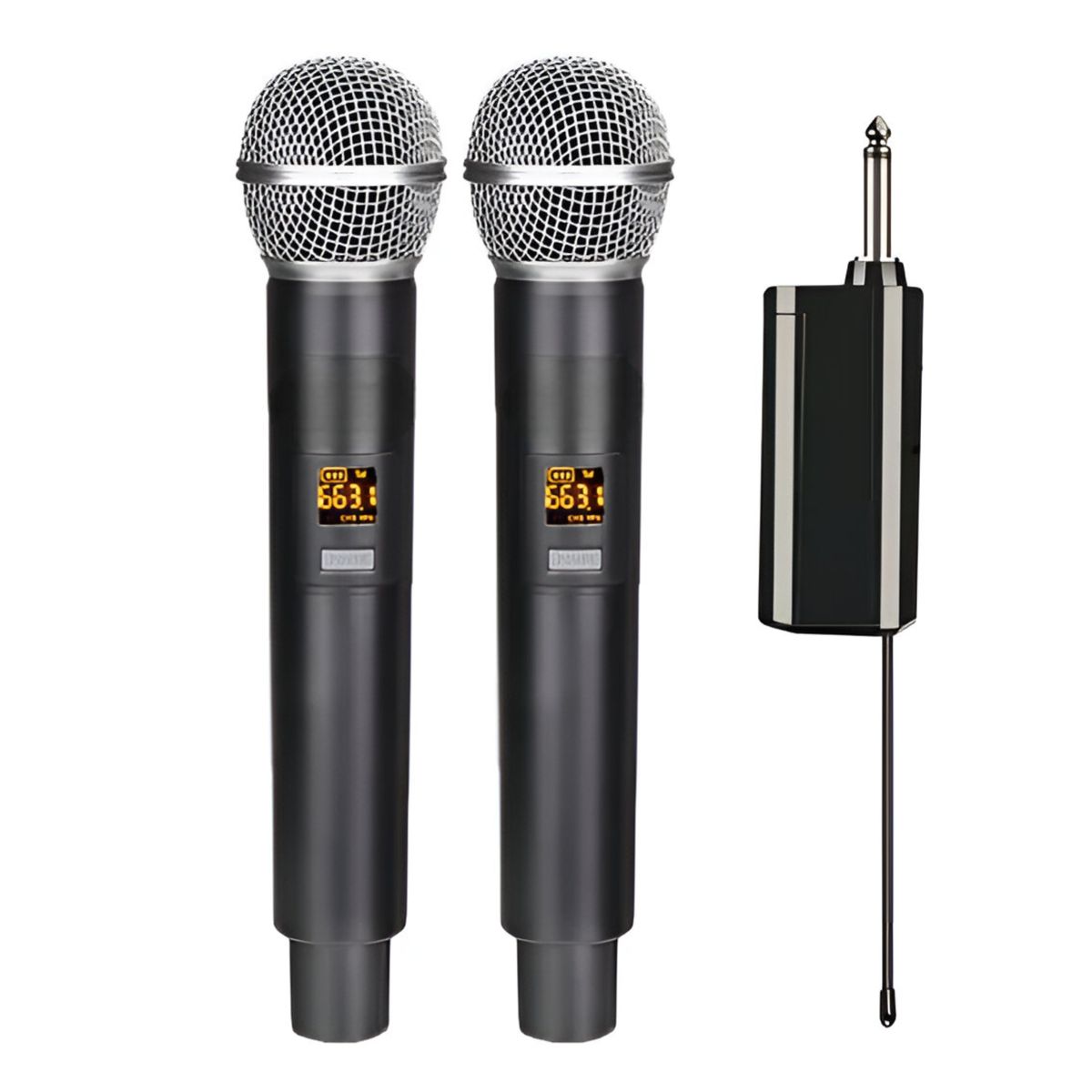 PHILCO - Pack de Micrófonos Inalámbricos UHF WM-314 HIFI Edition